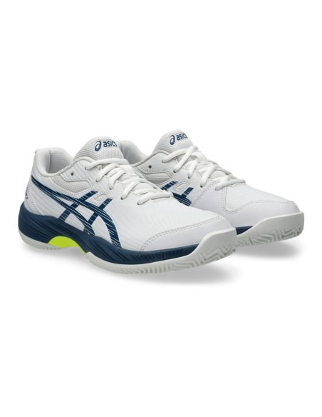 Asics Gel Game 9 Gs Clay/Oc 1044A057 104 White Junior |ASICS |Padel shoes