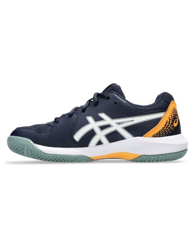 Asics Gel Dedicate 8 Padel Gs 1044A064 404 Azul Marino Junior |ASICS |Zapatillas de pádel