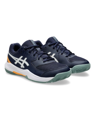 Asics Gel Dedicate 8 Padel Gs 1044A064 404 Navy Blue Junior |ASICS |Padel shoes