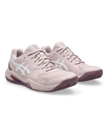 Asics Gel Dedicate 8 Clay 1042A255 701 Rosa Mulher |ASICS |Sapatilhas de padel