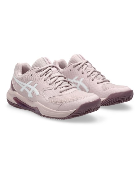 Asics Gel Dedicate 8 Clay 1042A255 701 Rosa Mujer |ASICS |Zapatillas de pádel