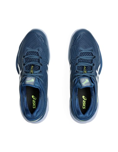 Asics Court Ff 3 Clay 1041A371 402 Blu Marino |ASICS |Scarpe da padel