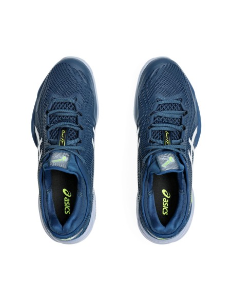 Asics Court Ff 3 Clay 1041A371 402 Blu Marino |ASICS |Scarpe da padel