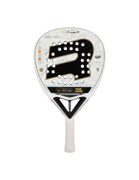 Royal Padel R30 Golden White Premier Mendoza |ROYAL PADEL |Raquetes de padel