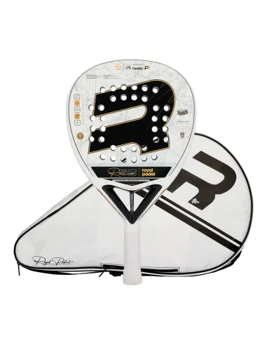 Royal Padel R30 Golden White Premier Mendoza |ROYAL PADEL |Raquetes de padel