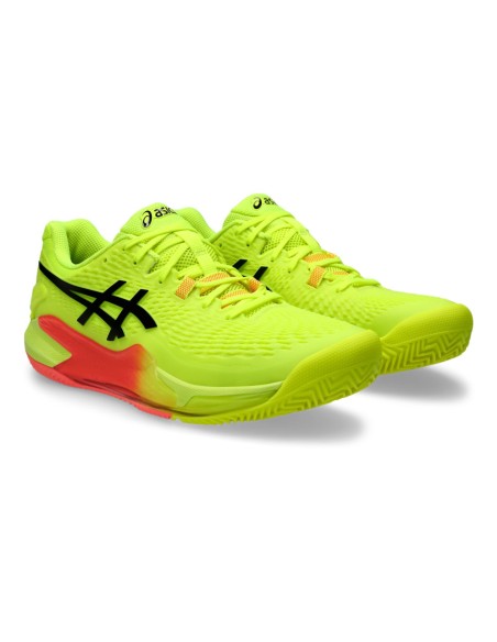 Asics Gel Resolution 9 Clay Paris 1041A495 Amarillo |ASICS |Zapatillas de pádel