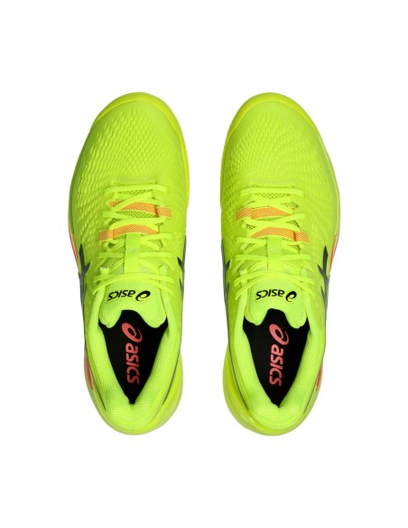 Asics Gel Resolution 9 Clay Paris 1041A495 Amarelo |ASICS |Sapatilhas de padel