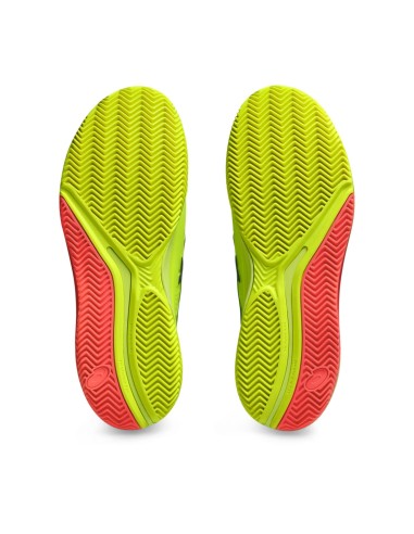 Asics Gel Resolution 9 Clay Paris 1041A495 Amarelo |ASICS |Sapatilhas de padel