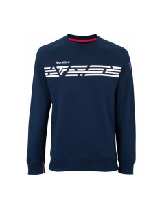 Sudadera Tecnifibre Fleece Azul Marinho Mulher |TECNIFIBRE |Roupa padel TECNIFIBRE