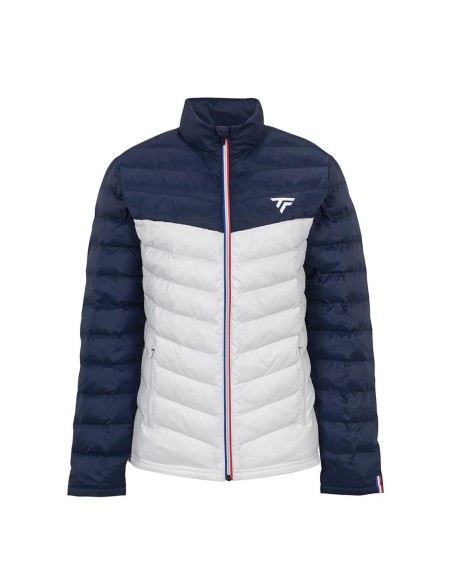 Giacca Tecnifibre Light Bomber Bianco Blu Donna |TECNIFIBRE |Abbigliamento da padel TECNIFIBRE