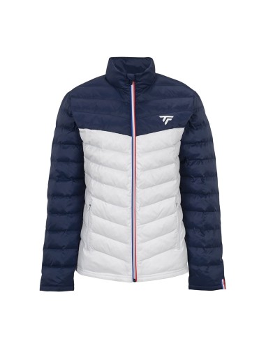 Jaqueta Tecnifibre Light Bomber Branco Azul Mulher |TECNIFIBRE |Roupa padel TECNIFIBRE