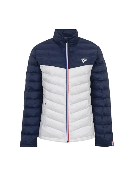 Jacket Tecnifibre Light Bomber White Blue Woman |TECNIFIBRE |TECNIFIBRE padel clothing