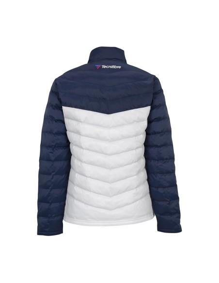 Giacca Tecnifibre Light Bomber Bianco Blu Donna |TECNIFIBRE |Abbigliamento da padel TECNIFIBRE