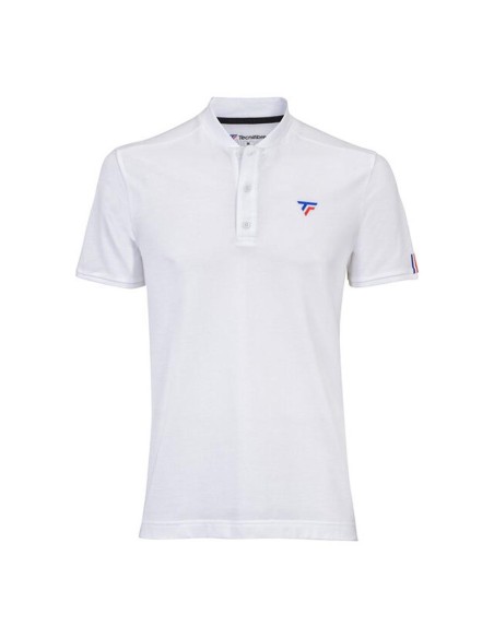 Polo Tecnifibre Pique Branco |TECNIFIBRE |Roupa padel TECNIFIBRE