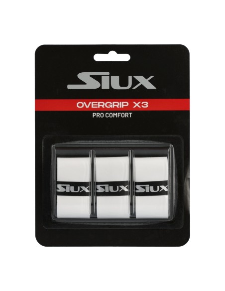 Overgrip Siux Pro Comfort X3 Branco |SIUX |Sobrepunhos
