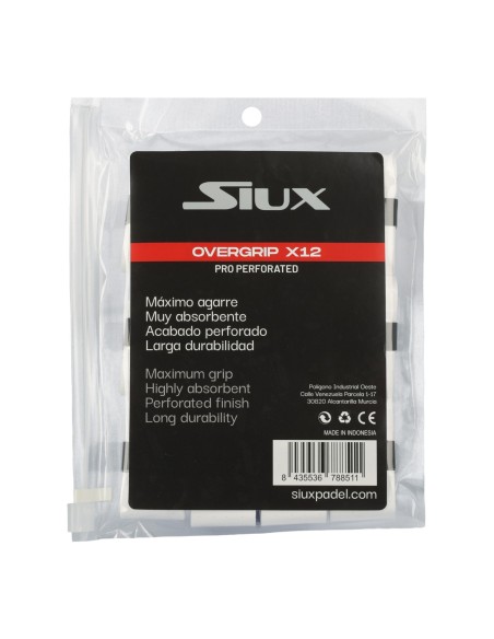 Overgrip Siux Pro Perforated X12 Blanc |SIUX |Surgrips