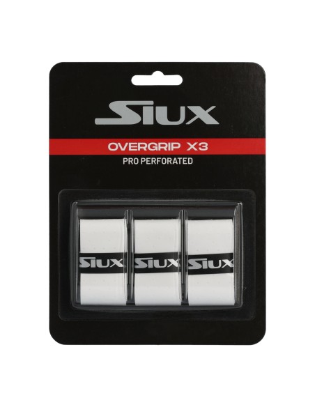 Overgrip Siux Pro Perforated X3 Blanc |SIUX |Surgrips