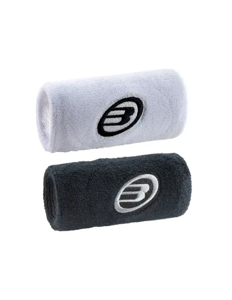 Wristband Bullpadel Bpmu224 White Black |BULLPADEL |Wristbands