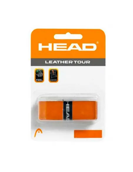 Grip Head Leather Tour Naranja |HEAD |Accesorios de pádel Grip Head Leather Tour Naranja |HEAD |Accesorios de pádel