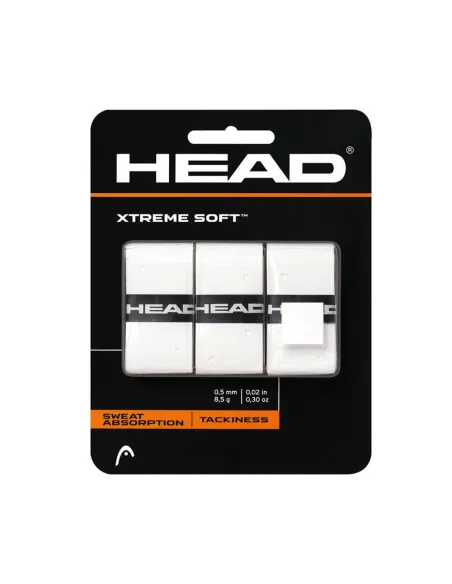 Overgrip Head Xtreme Soft 3 White |HEAD |Overgrips Overgrip Head Xtreme Soft 3 White |HEAD |Overgrips
