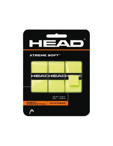 Overgrip Head Xtreme Soft 3 Jaune |HEAD |Surgrips