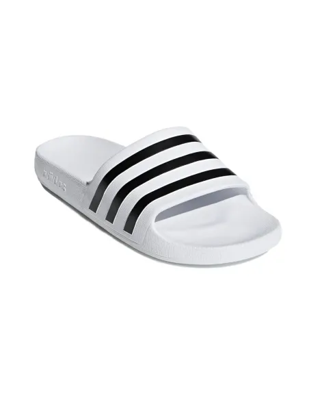 Flip Flop Adidas Adilette Aqua White Black Unisex |ADIDAS |Padel Shoes