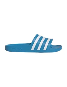 Claquette Tshirt Adidas Adilette Aqua Bleu Blanc Unisexe |ADIDAS |Chaussures de padel