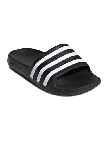 Ciabatte Adidas Adilette Aqua K Nero Bianco Junior |ADIDAS |Scarpe da padel