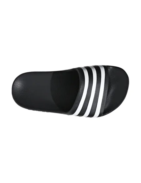Claquette Tshirt Adidas Adilette Aqua K Noir Blanc Junior |ADIDAS |Chaussures de padel