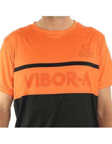 T-Shirt Vibor-A Advanced Pro Marino Giallo |VIBOR-A |Abbigliamento da padel VIBOR-A
