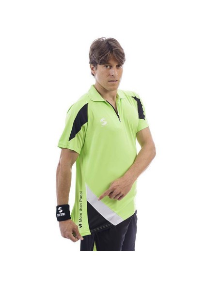 Polo Padel Softee K3 Verde Negro |SOFTEE |Polos pádel