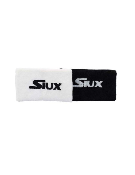 Muñequera Siux Larga Jacquard Algodón Negro Blanca |SIUX |Muñequeras
