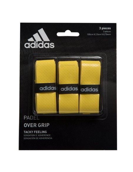 Adidas Overgrip Set 3 Unités Yellow |ADIDAS |Surgrips