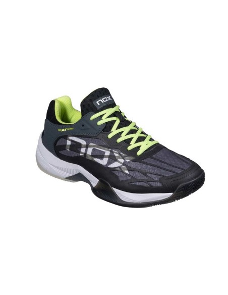 Nox At10 Lux Black Green Calatluxblsg |NOX |NOX padel shoes Nox At10 Lux Black Green Calatluxblsg |NOX |NOX padel shoes