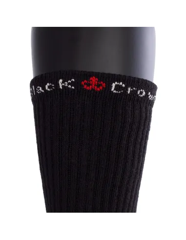Pack 3 Calzini Black Crown Alti Neri |BLACK CROWN |Abbigliamento da padel