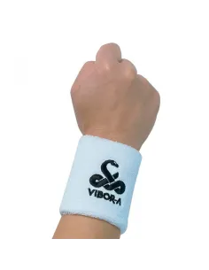 Polsino Vibor-A Bianco Logo Nero |VIBOR-A |Polsini