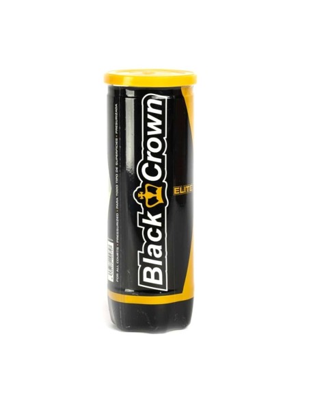 Tubo Di Palline Black Crown Elite |BLACK CROWN |Palline da padel Tubo Di Palline Black Crown Elite |BLACK CROWN |Palline da padel