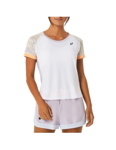 T-shirt Asics Court Graphic SS Top pour femme |ASICS |Vêtements de padel ASICS 2