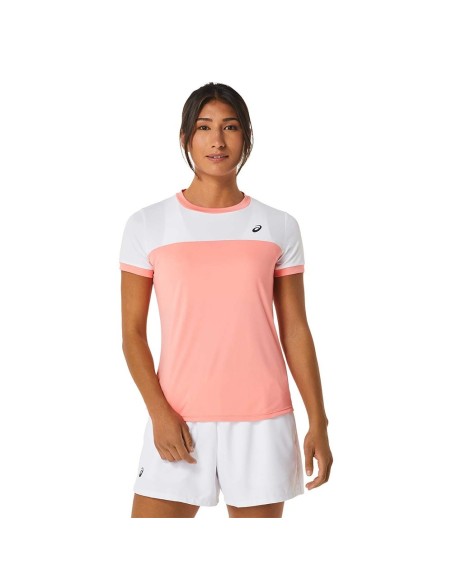 T-SHIRT DE MULHER Asics Court SS TOP 2042A262 |ASICS |Roupas de remo ASICS