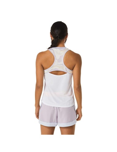 Camiseta regata feminina Asics Match Graphic |ASICS |Roupas de remo ASICS