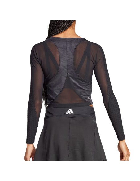 Camiseta Adidas Manga Larga Paris Crop Hz8731 Mujer |ADIDAS |Vêtements de padel ADIDAS Camiseta Adidas Manga Larga Paris Crop Hz8731 Mujer |ADIDAS |Vêtements de padel ADIDAS