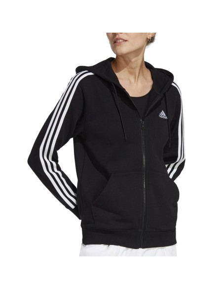 Moletom Adidas 3S Ft Fz R Feminino |ADIDAS |Roupa de Padel ADIDAS
