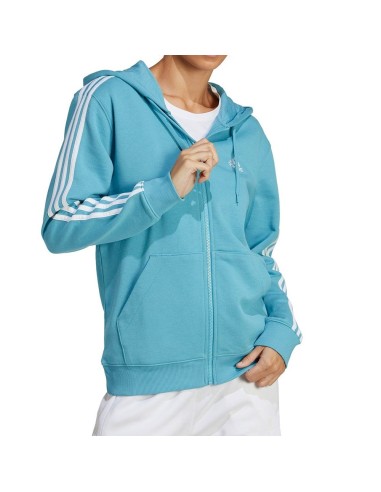 Sweat-shirt Adidas 3S Ft Fz R pour femme |ADIDAS |Vêtements de padel ADIDAS