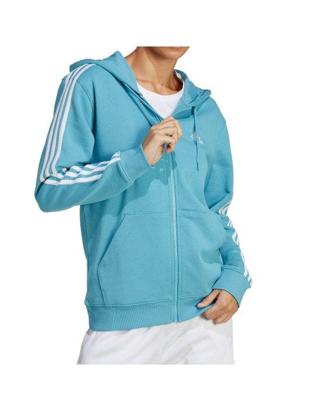 Felpa Adidas 3s Ft Fz R da donna |ADIDAS |Abbigliamento da padel ADIDAS