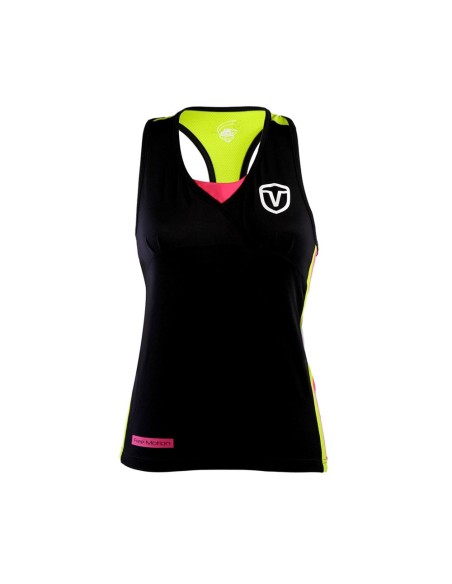 Camiseta Vairo Columns Negro Mujer |VAIRO |Vêtements de padel Camiseta Vairo Columns Negro Mujer |VAIRO |Vêtements de padel
