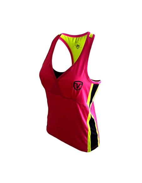 Camiseta Vairo Columns Negro Mujer |VAIRO |Vêtements de padel Camiseta Vairo Columns Negro Mujer |VAIRO |Vêtements de padel