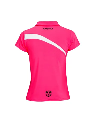 Polo Vairo Columns Negro Mujer |VAIRO |Vêtements de padel
