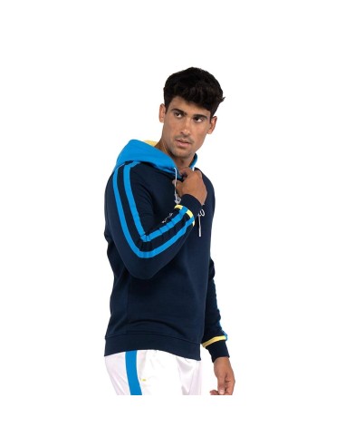 Sweat Siux Diablo Sanyo Bleu Fw23 |SIUX |Vêtements de padel SIUX