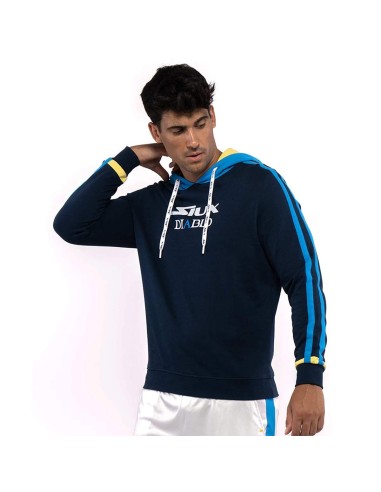 Sweat Siux Diablo Sanyo Bleu Fw23 |SIUX |Vêtements de padel SIUX