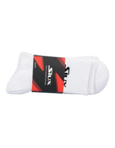 Pack 3 Calcetines Siux Blancos Dhaka Caña Alta |SIUX |Ropa de pádel SIUX 2